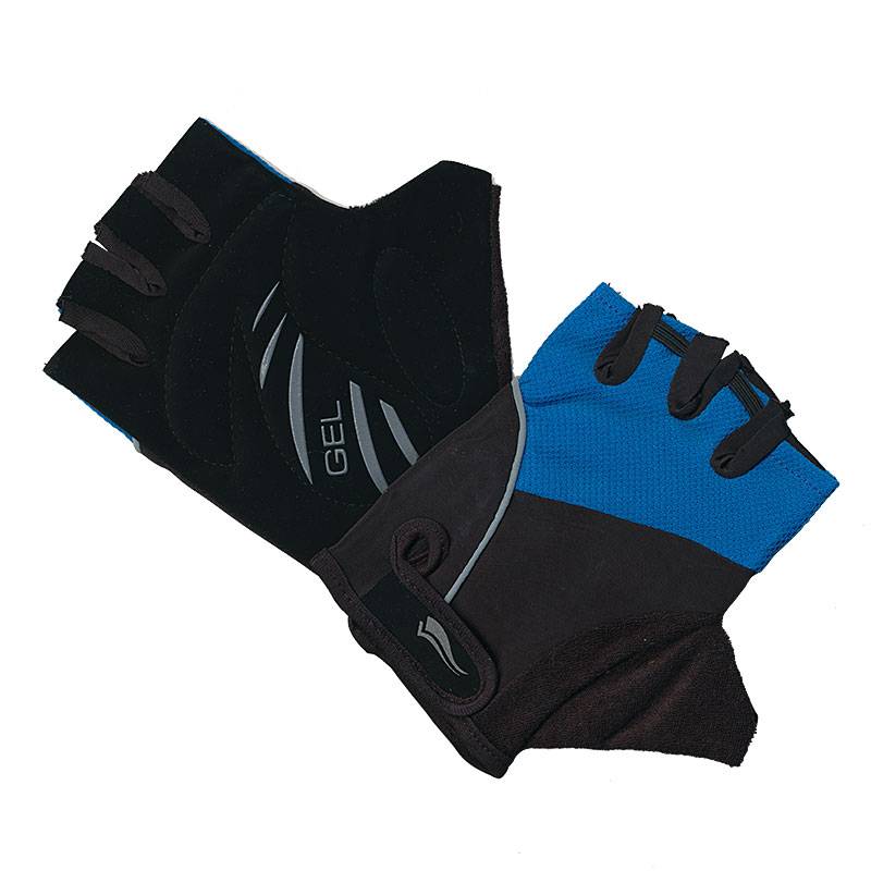 Cycling Mitts Black-Blue Large