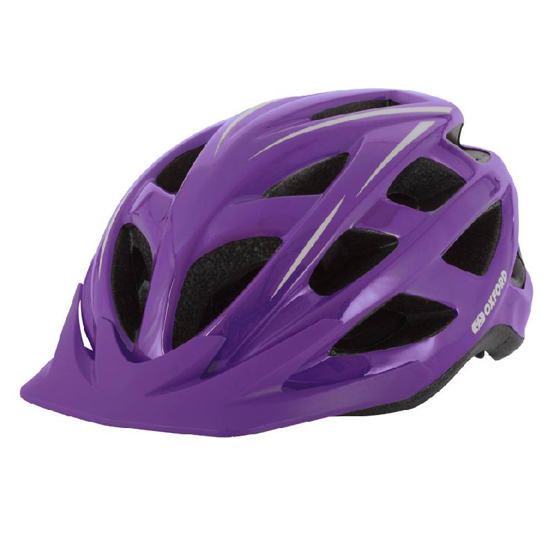 Ladies Cycling Helmet - Purple Med (54-58cm)