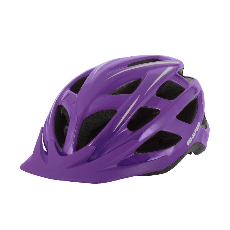 Ladies Purple Cycling Helmet - Large (58-62cm)