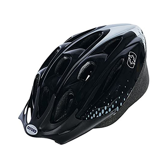 Unisex Cycling Helmet - Black / White (53-57cm)